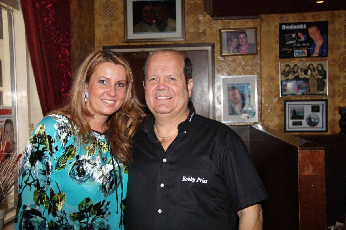 Tina van Beeck met Bobby Prins