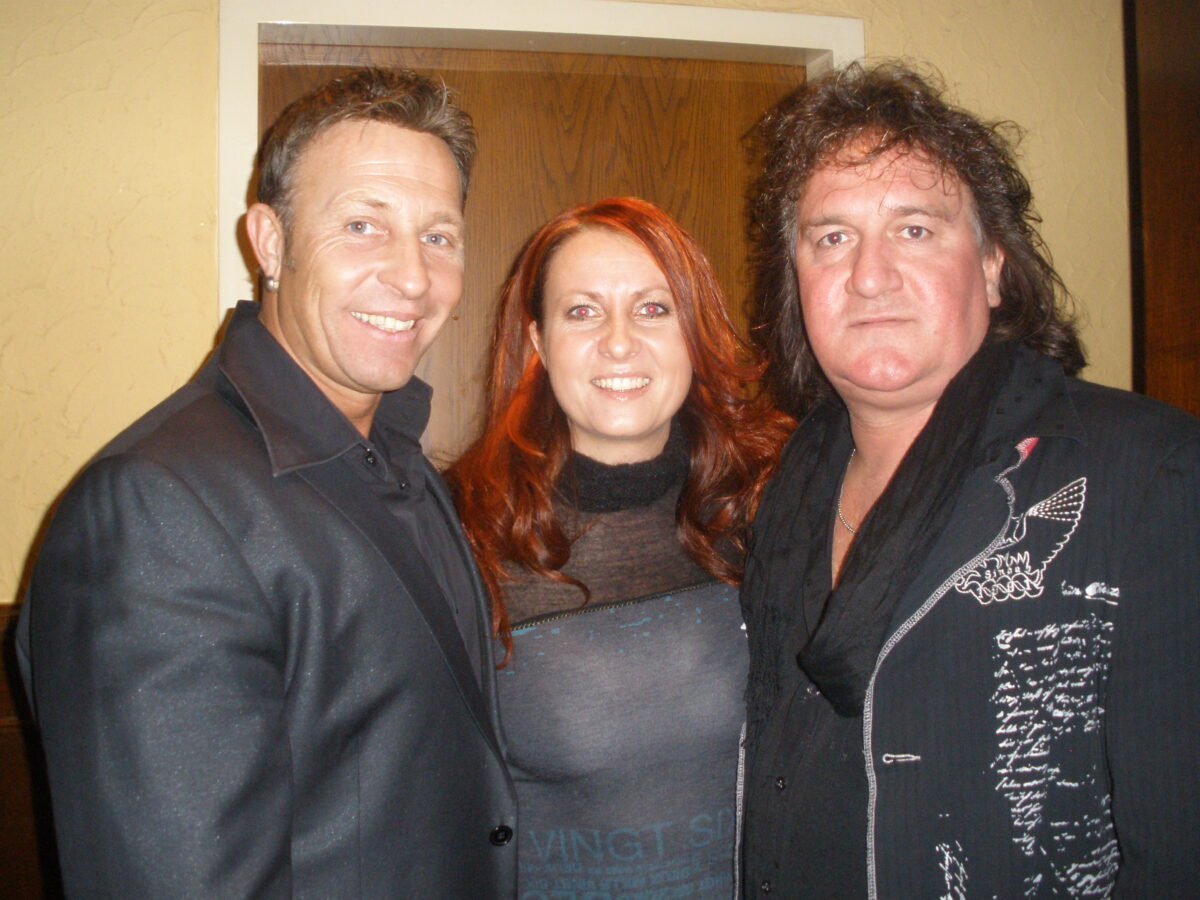 Tina van Beeck met Johan heeren en Roger Vermeer