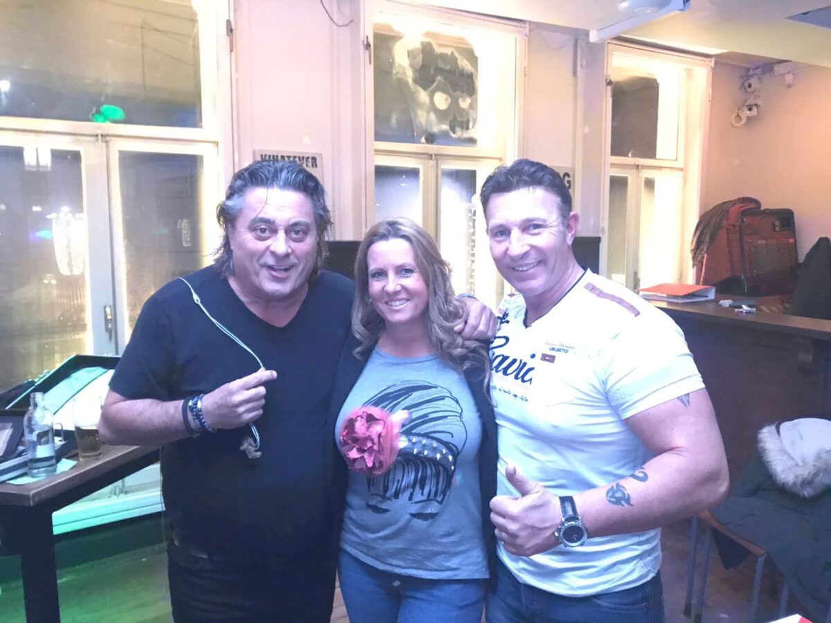 Tina van Beeck met Rob van Daal en Johan Heeren